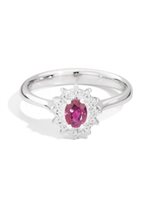 Anello Recarlo Donna in Oro bianco Rubino R79CC003/RB040-14